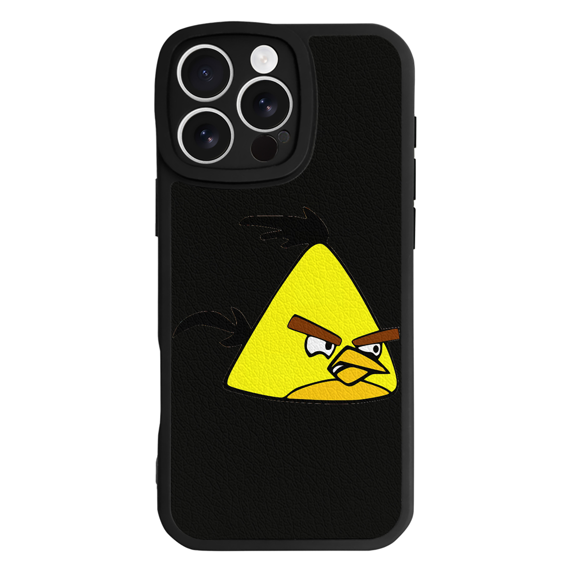 （画像用） Angry Birds アングリーバード 【iPhone 16シリーズ対応】シリコンスマホケース（レザー調） 材質：シリコン